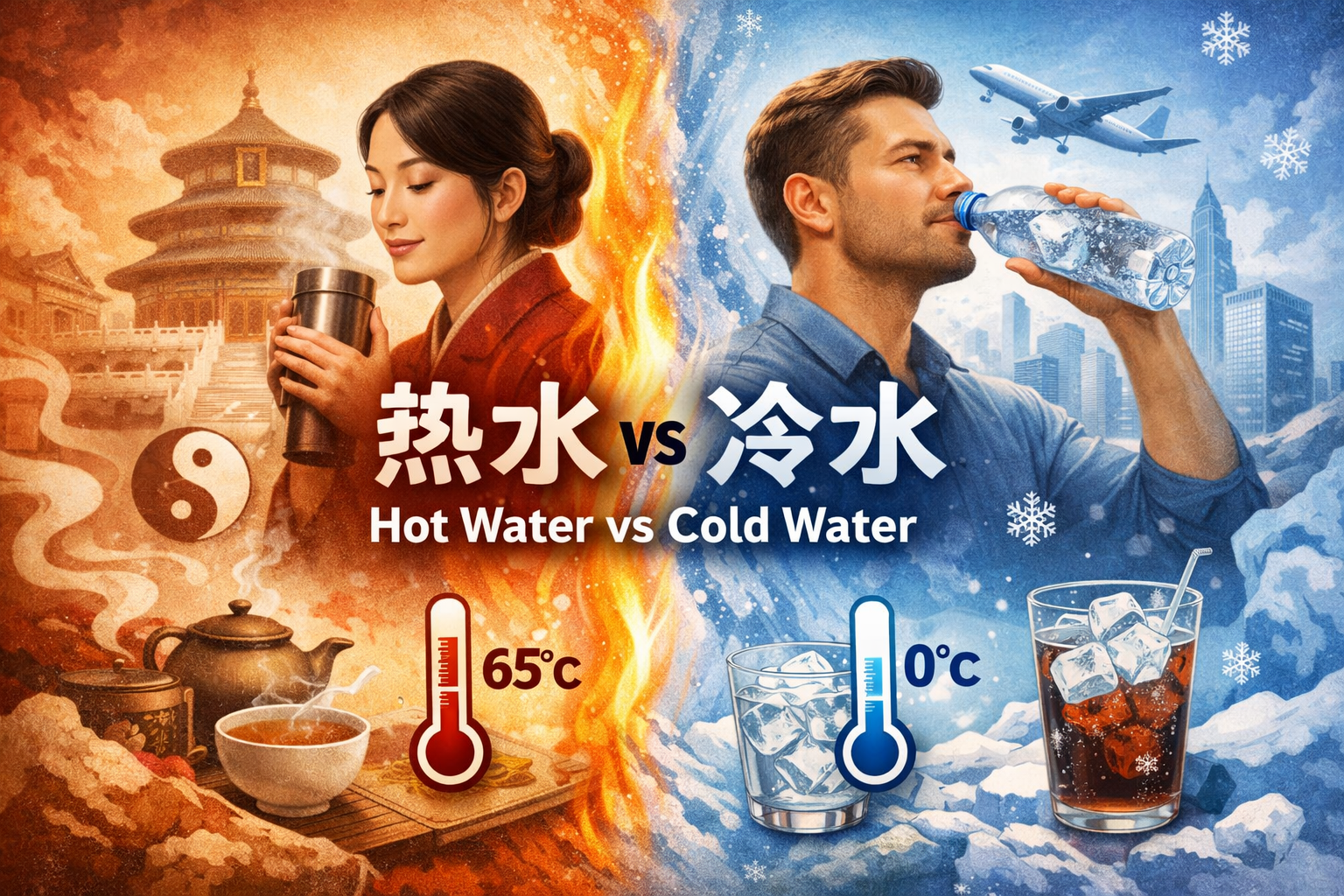 why do chinese people drink hot water